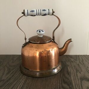 Vintage Copper‎ Tea Pot